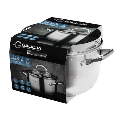 Garnek do odcedzania DAKOTA 24 cm 5,8 l