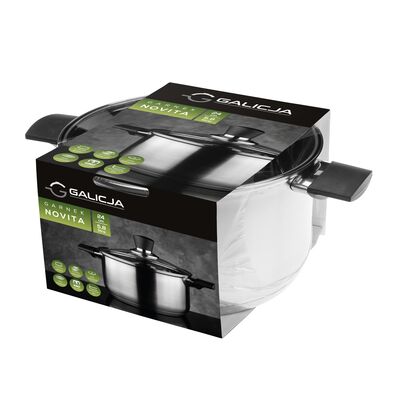 Garnek NOVITA 24 cm 5,8 l
