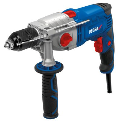 Wiertarka udarowa 1100 W 2 biegowa 13 mm samoblokujący uchwyt