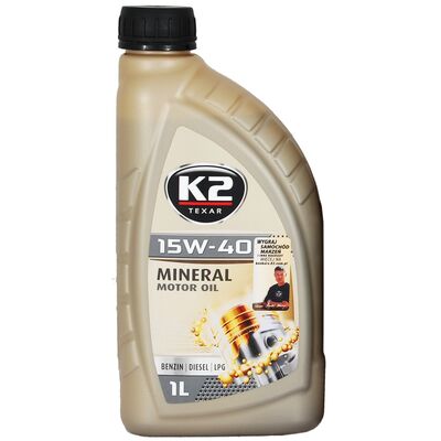 Olej TEXAR mineralny 15W-40 (B / D / LPG) 1 l K2