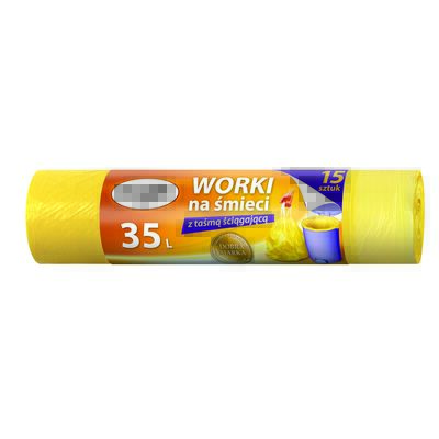 Worki na śmieci HD taśma 35 l 15 sztuk