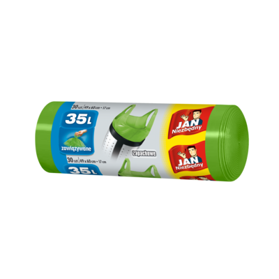 Worki na śmieci HD T-shirt 35 l 30 sztuk Jan Niezbędny