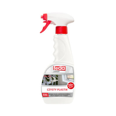 Czysty plastik 0,6 l Feda Expert