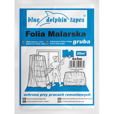 Folia malarska gruba CF-380EP 4 x 5 m