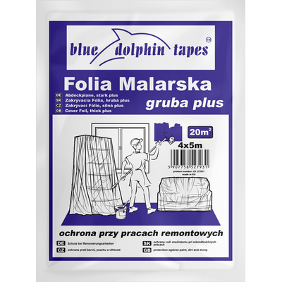 Folia malarska gruba CF-640 4 x 5 m