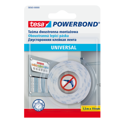 Taśma montażowa uniwersalna POWERBOND 1,5 m x 19 mm tesa