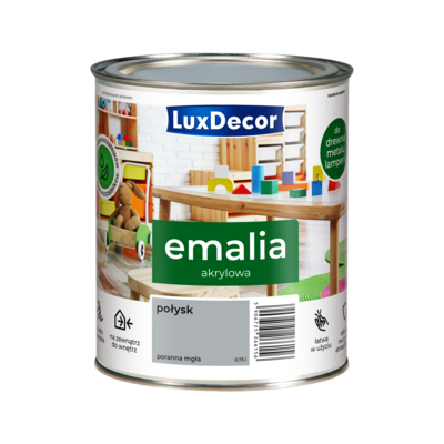 Emalia akrylowa połysk Poranna mgła 0,75 l LuxDecor