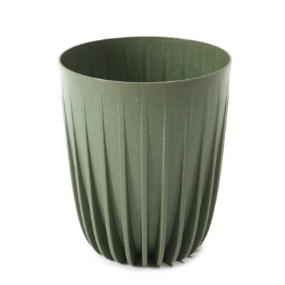 Doniczka MIRA wood 19 cm zielony leśny
