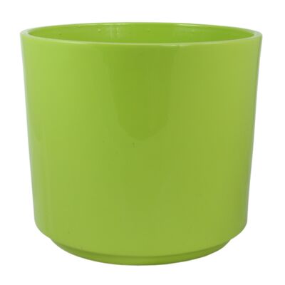 Osłonka ceramiczna cylinder 994 16 cm zielona Cermax