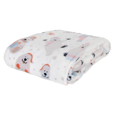 Koc dekoracyjny Snowy Pets 150 x 200 cm szary