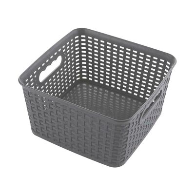 Koszyk rattan classic 4,5 l kwadratowy CAPRI szary