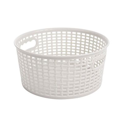 Koszyk rattan classic 4,5 l okrągły CAPRI beżowy