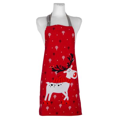 Fartuch kuchenny Rudolpho 60 x 75 cm czerwony