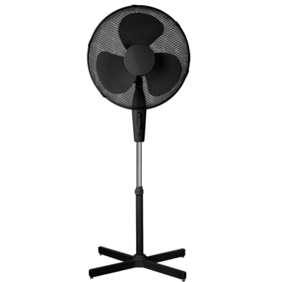 Wentylator podłogowy 40 cm 35 W czarny