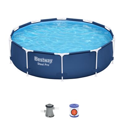 Basen stelażowy z pompą i łatką naprawczą Ø305 x 76 cm Bestway