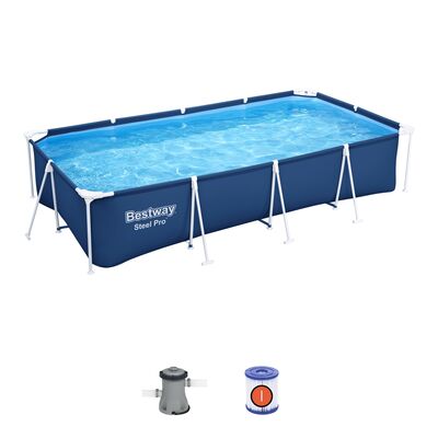 Basen stelażowy 400 x 211 x 81 cm BESTWAY