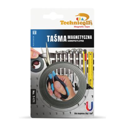 Taśma magnetyczna 1 m / 2 cm / 1,5 mm Technicqll