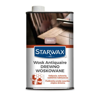 Wosk antiquaire płynny orzech 500 ml Starwax