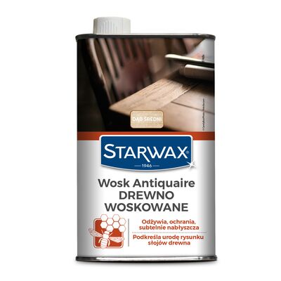 Wosk antiquaire płynny średni dąb 500 ml Starwax