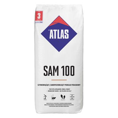 Samopoziomująca masa szpachlowa 5-30 mm ATLAS SAM 100 25 kg