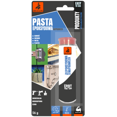 Pasta epoksydowa naprawcza 56g DRAGON