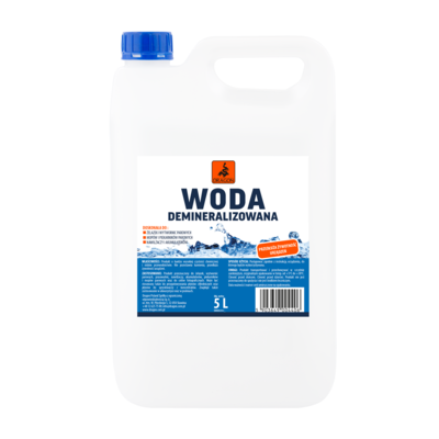 Woda demineralizowana 5 l DRAGON