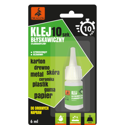 Klej cyjanoakrylowy 6 ml DRAGON
