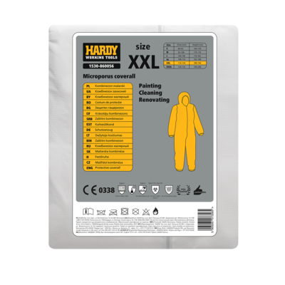 Kombinezon malarski XL mikropory HARDY