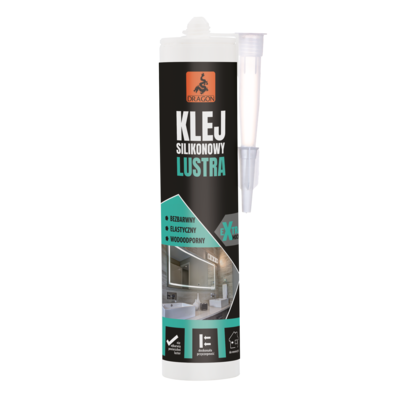 Klej silikonowy do luster 280 ml DRAGON