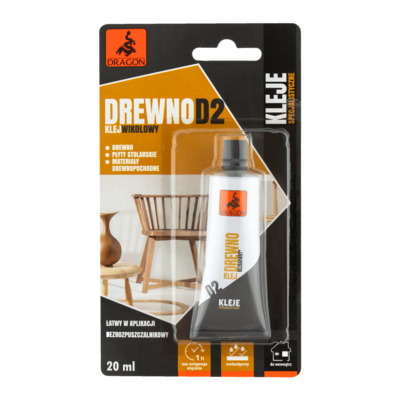 Klej do drewna 20 ml DRAGON