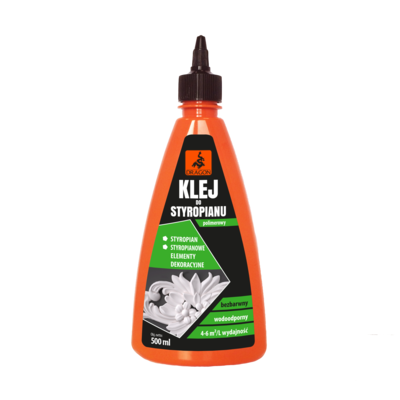 Zdjęcie klej styropian glue 500 ml tworzywo dragon