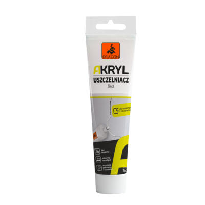 Akryl 165 g biały DRAGON