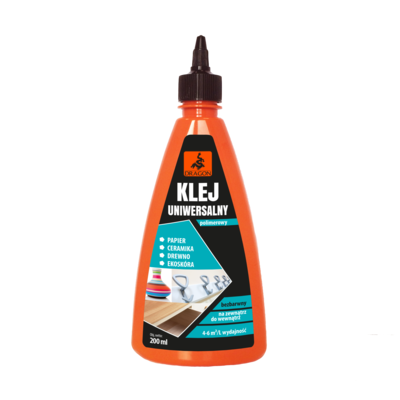 Klej uniwersalny polimerowy 200 ml tworzywo DRAGON