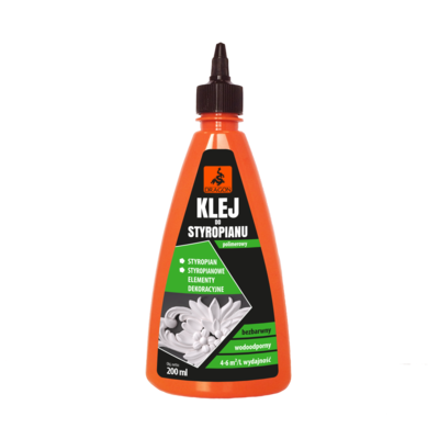 Zdjęcie klej styropian glue 200 ml tworzywo dragon
