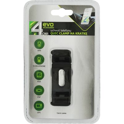 Uchwyt telefonu na kratkę QUICK CLAMP 4CAR evo