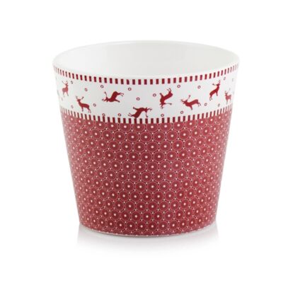 Osłonka X-mas 14 cm czerwony