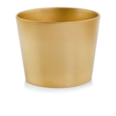 Osłonka ceramiczna 13 cm złota