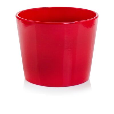 Osłonka ceramiczna 13 cm czerwona