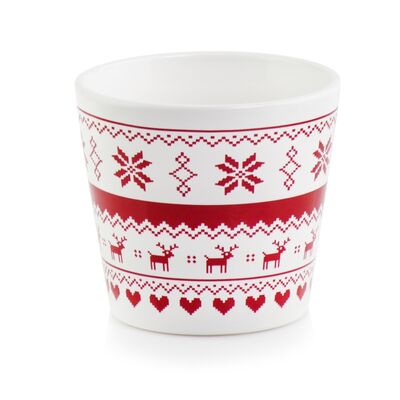 Osłonka X-mas 14 cm biały