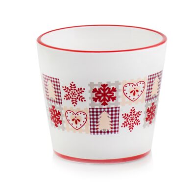 Osłonka X-mas 14 cm biały