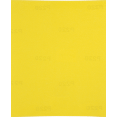 Arkusz papier ścierny żółty 230 x 280 mm P220 KRAFTLINE PRO