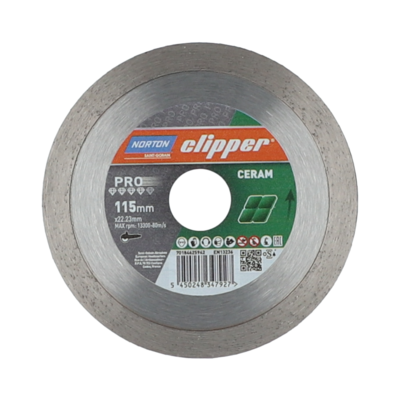 Tarcza diamentowa pro ceramic H9 115 x 22,23 Norton Clipper
