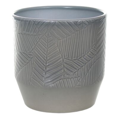 Osłonka ceramiczna 80 17 cm ciemny zielony lazur