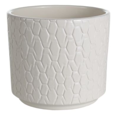 Osłonka ceramiczna Cylinder 16 cm antracyt mat Cermax