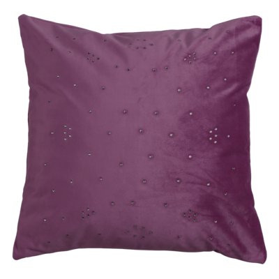 Poduszka DIAMONDS 45 x 45 cm fioletowa