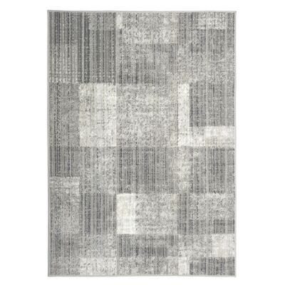Dywan Candida 80 x 200 cm prostokąty szare
