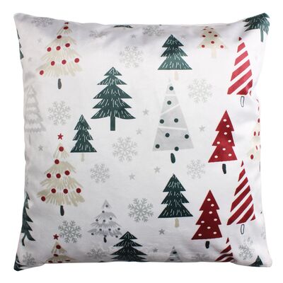 Poszewka TREES 45 x 45 cm biała