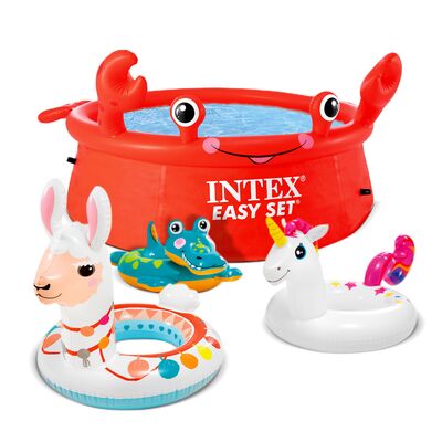 Basen Krab Ø183 x 51 cm z kołem do pływania Intex
