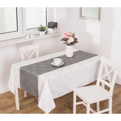 Bieżnik ASTERIA 40 x 140 cm jasnoszary