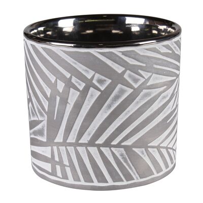 Osłonka ceramiczna SOREN 12,5 x 12,5 x 12 cm szara